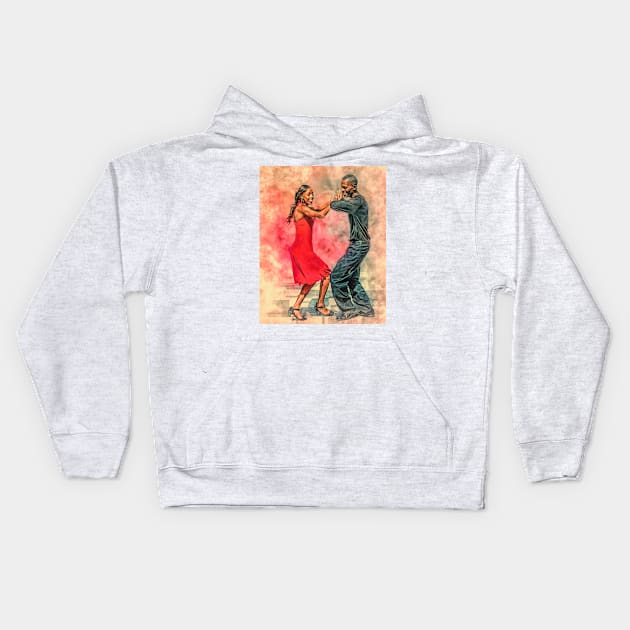 Dancing in the street 2 Kids Hoodie by Tarrby